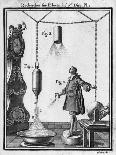 Electrical Discharge of Bodies Electrified by Points, Plate from Essai Sur L'Electricite Des Corps-Gobin-Giclee Print