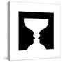 Goblet Illusion-Science Photo Library-Stretched Canvas