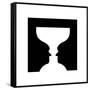 Goblet Illusion-Science Photo Library-Framed Stretched Canvas