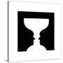 Goblet Illusion-Science Photo Library-Stretched Canvas