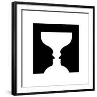 Goblet Illusion-Science Photo Library-Framed Photographic Print