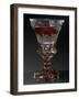 Goblet with Hunting Subject in Crystal Glass Cut into Shape of Trumpet, 1830-1840-null-Framed Giclee Print
