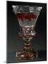 Goblet with Hunting Subject in Crystal Glass Cut into Shape of Trumpet, 1830-1840-null-Mounted Giclee Print