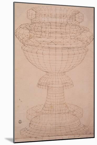 Goblet-Paolo Uccello-Mounted Art Print