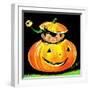 Goblin in the Pumpkin Patch - Jack & Jill-Ruth Bendel-Framed Premium Giclee Print