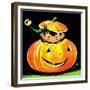 Goblin in the Pumpkin Patch - Jack & Jill-Ruth Bendel-Framed Giclee Print