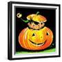 Goblin in the Pumpkin Patch - Jack & Jill-Ruth Bendel-Framed Giclee Print