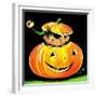 Goblin in the Pumpkin Patch - Jack & Jill-Ruth Bendel-Framed Giclee Print