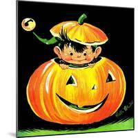 Goblin in the Pumpkin Patch - Jack & Jill-Ruth Bendel-Mounted Giclee Print