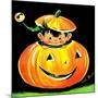 Goblin in the Pumpkin Patch - Jack & Jill-Ruth Bendel-Mounted Giclee Print