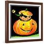 Goblin in the Pumpkin Patch - Jack & Jill-Ruth Bendel-Framed Giclee Print