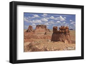 Goblin Rocks in Goblin Valley State Park, Utah, USA-Mark Taylor-Framed Photographic Print