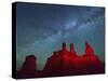 Goblin Valley State Park, Night Sky, Colorado Plateau, Utah, USA-Christian Heeb-Stretched Canvas
