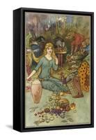 Goblins and Their Magic Fruit-Warwick Goble-Framed Stretched Canvas