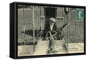 Gobron Voisin Biplane-null-Framed Stretched Canvas