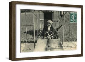 Gobron Voisin Biplane-null-Framed Photographic Print