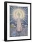 God and His Angels Enthroned on High in the Heavens-Beatrice Adams-Framed Premium Giclee Print