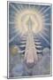 God and His Angels Enthroned on High in the Heavens-Beatrice Adams-Mounted Premium Giclee Print