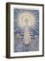 God and His Angels Enthroned on High in the Heavens-Beatrice Adams-Framed Art Print