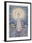 God and His Angels Enthroned on High in the Heavens-Beatrice Adams-Framed Art Print