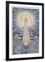 God and His Angels Enthroned on High in the Heavens-Beatrice Adams-Framed Art Print