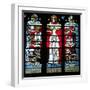 God and the Virgin (Stained Glass)-French-Framed Premium Giclee Print