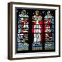 God and the Virgin (Stained Glass)-French-Framed Giclee Print