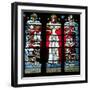 God and the Virgin (Stained Glass)-French-Framed Giclee Print