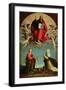 God Appearing to St. Mary Magdalen and St. Catherine of Siena, circa 1508-Fra Bartolommeo-Framed Giclee Print