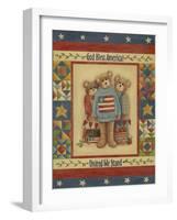 God Bless America - Bears-Debbie McMaster-Framed Giclee Print