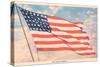 God Bless America, Flag-null-Stretched Canvas