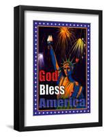 God Bless America-null-Framed Giclee Print