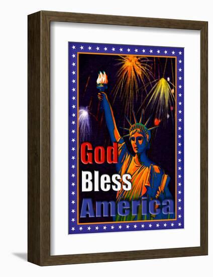 God Bless America-null-Framed Giclee Print