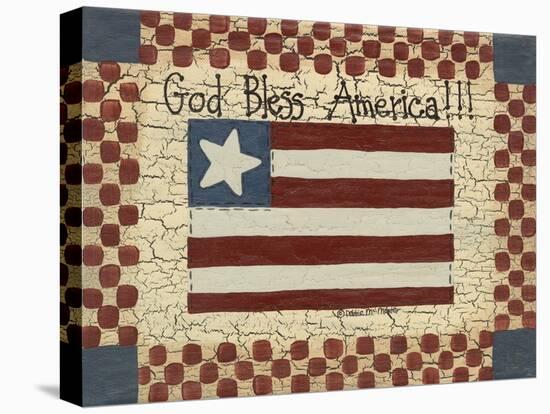 God Bless America-Debbie McMaster-Stretched Canvas