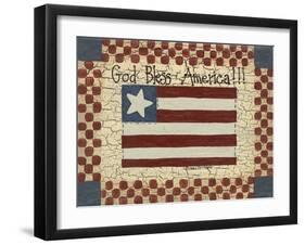 God Bless America-Debbie McMaster-Framed Giclee Print