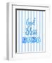 God Bless Baby Blue-Bella Dos Santos-Framed Premium Giclee Print