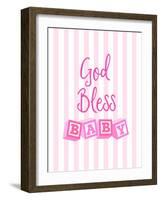 God Bless Baby-Bella Dos Santos-Framed Art Print