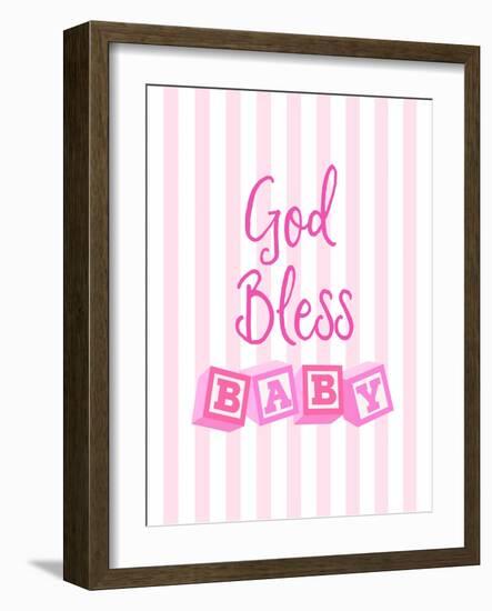 God Bless Baby-Bella Dos Santos-Framed Art Print