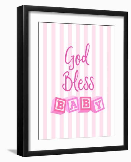 God Bless Baby-Bella Dos Santos-Framed Art Print