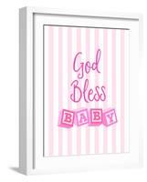 God Bless Baby-Bella Dos Santos-Framed Art Print