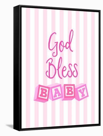 God Bless Baby-Bella Dos Santos-Framed Stretched Canvas