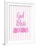 God Bless Baby-Bella Dos Santos-Framed Art Print