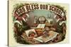 God Bless Our School-Arbuckle Brothers-Stretched Canvas