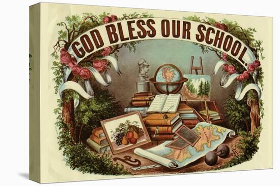 God Bless Our School-Arbuckle Brothers-Stretched Canvas