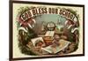 God Bless Our School-Arbuckle Brothers-Framed Art Print