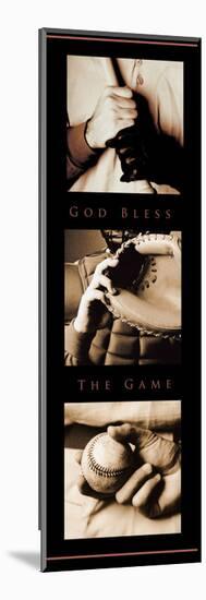 God Bless the Game I-null-Mounted Art Print