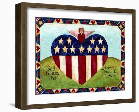 God bless the land I Love Lang 2018-Cheryl Bartley-Framed Giclee Print