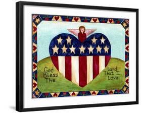 God bless the land I Love Lang 2018-Cheryl Bartley-Framed Giclee Print