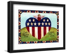 God bless the land I Love Lang 2018-Cheryl Bartley-Framed Premium Giclee Print