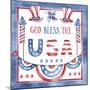 God Bless The USA 1-Jean Plout-Mounted Giclee Print